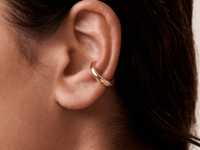 The classic gold ear cuff