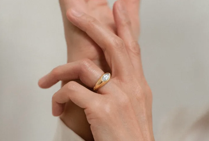Non-traditional engagement rings