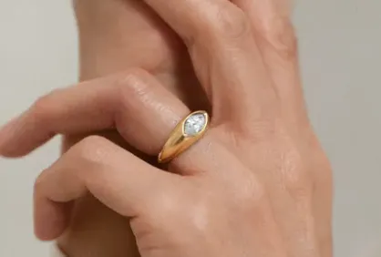 Non-traditional engagement rings