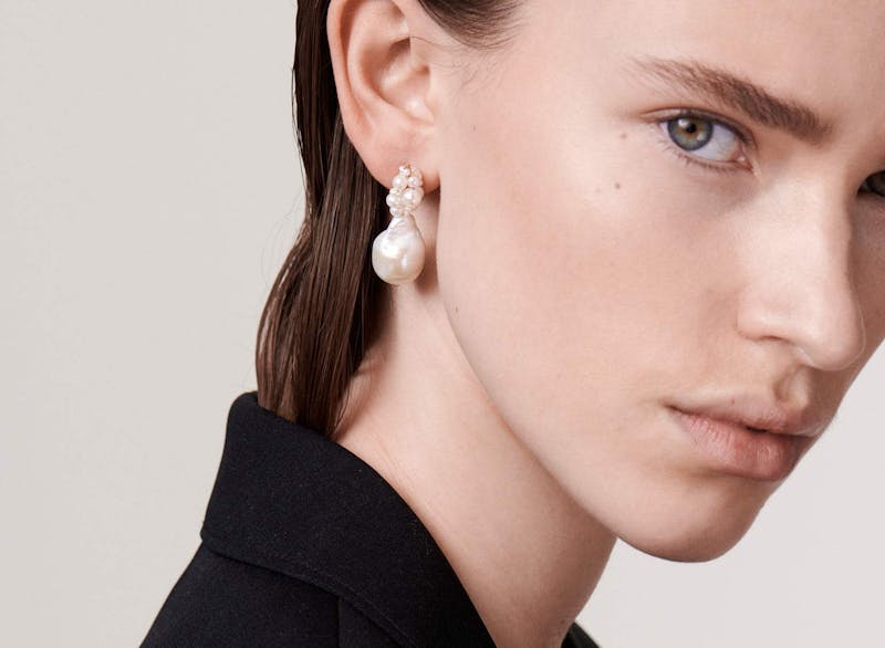 Pearl earrings