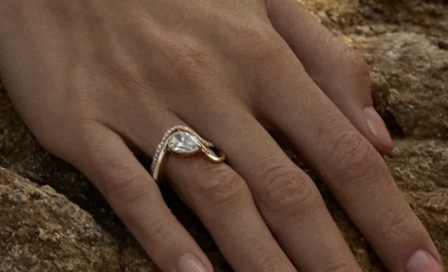 Modern & Sculptural engagement rings
