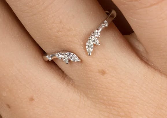 White gold wedding bands