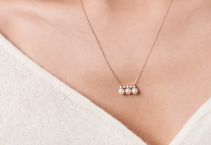 Pearl & Diamond necklaces
