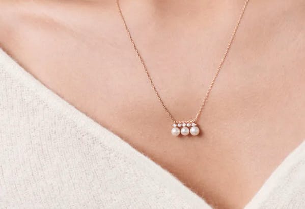 Pearl & Diamond necklaces