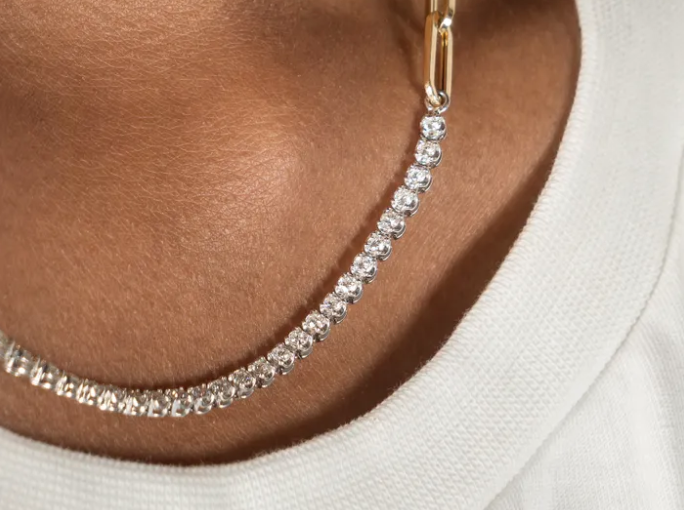 Tennis necklaces