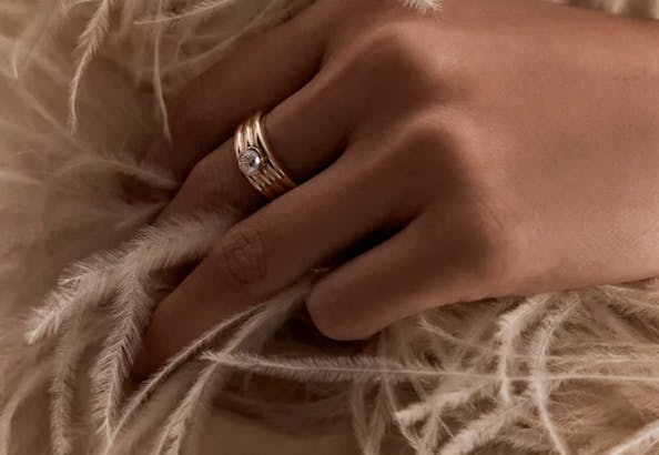 Diamond cocktail rings