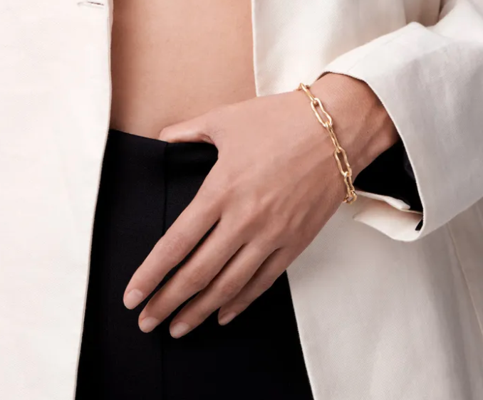 Chunky chain bracelets