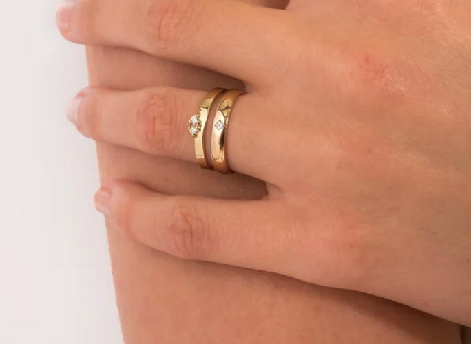 Diamond wedding bands