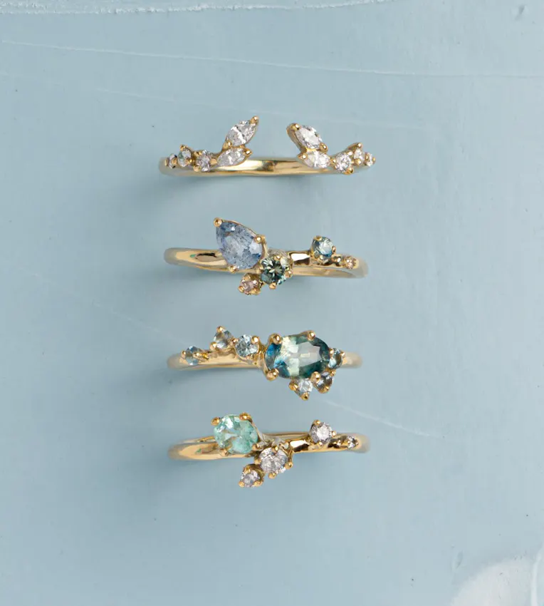 Alternative engagement rings