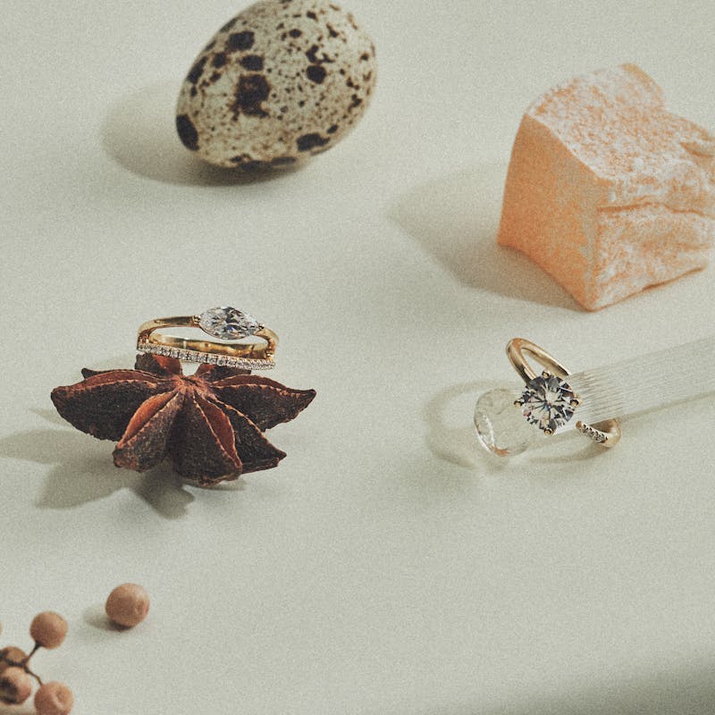 Alternative engagement rings