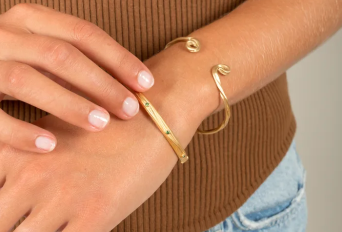 Sculptural Cuff Bracelets