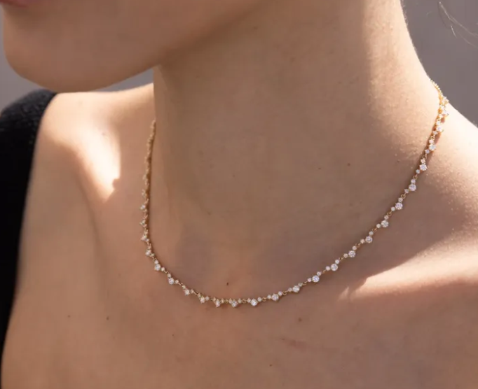 Tennis necklaces