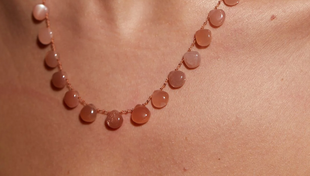 Moonstone necklaces