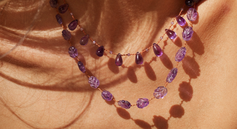 Amethyst necklaces
