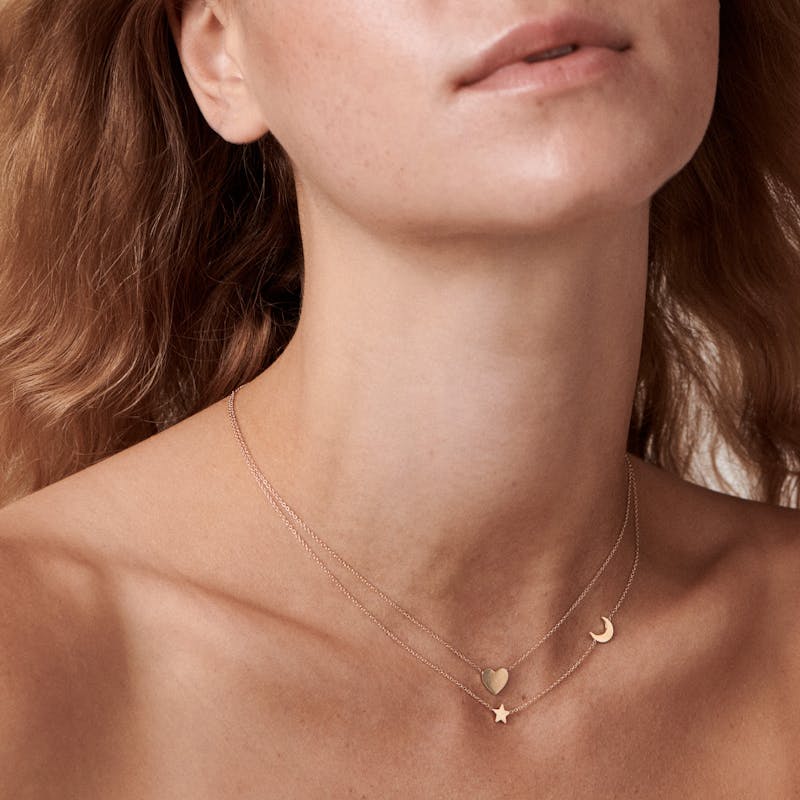 Layering necklaces