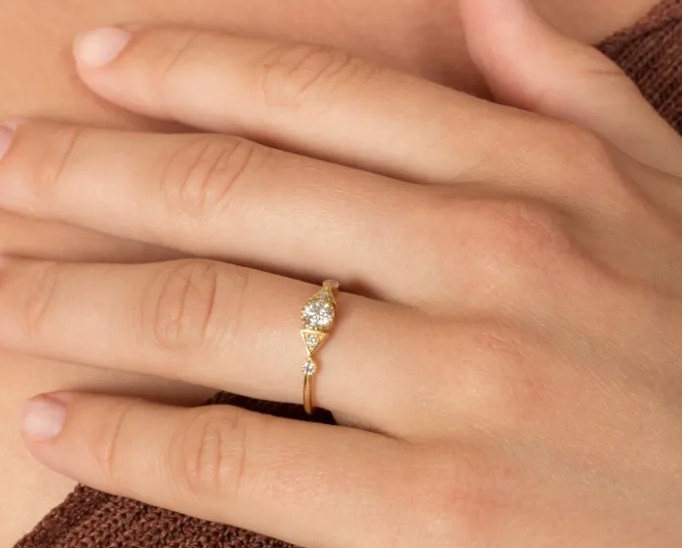 Dainty Engagement Rings