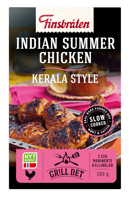Finsbråten Indian Summer Chicken, Keralan Style, 500g