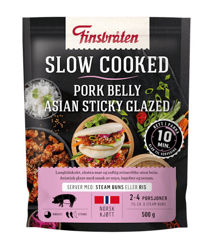 Slow Cooked Asian Pork belly 