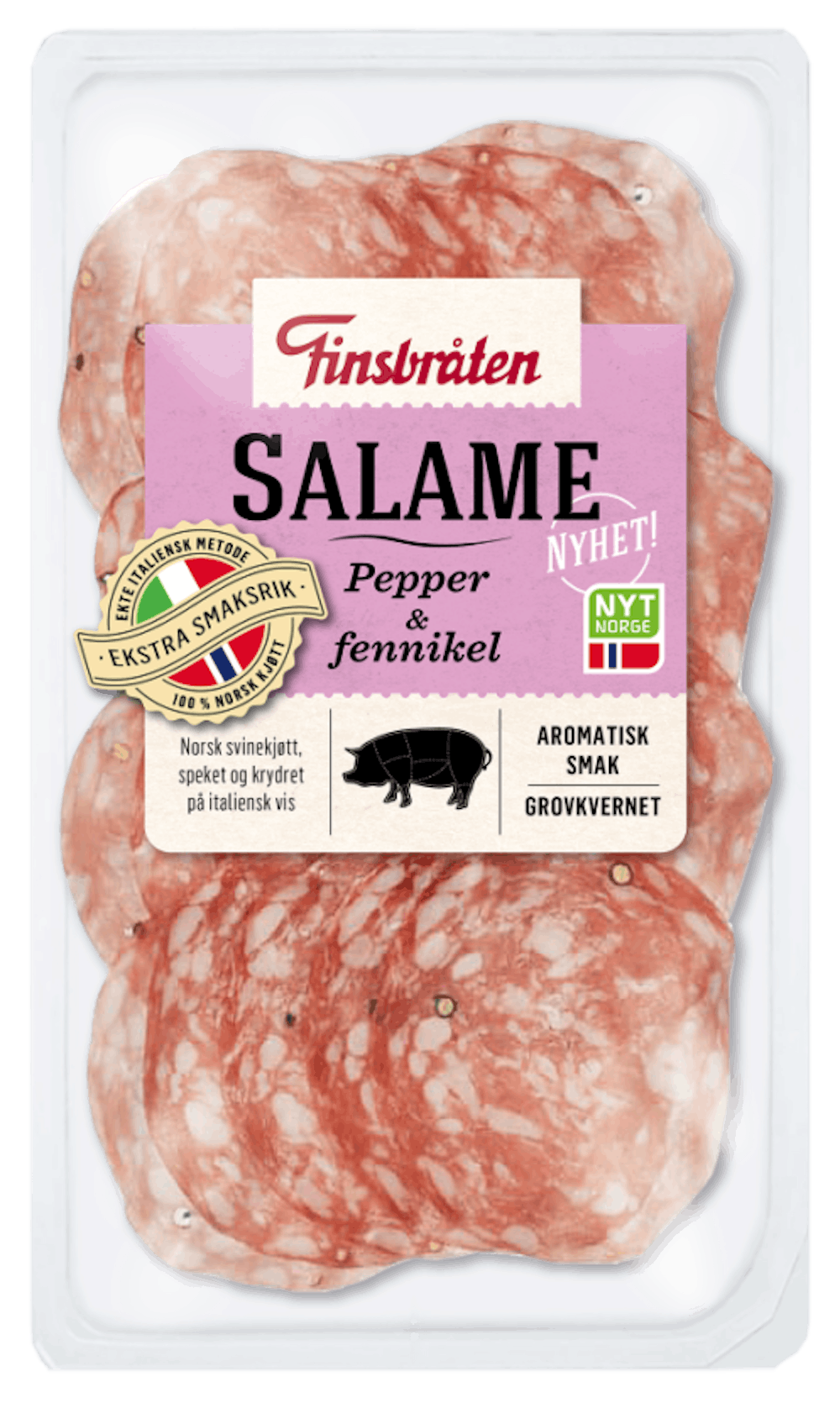 Bilde av italiensk spekepølse, nyhet: Salame pepper & fenikkel