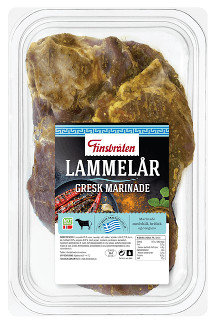Finsbråten Gresk Lammelår Ca 400g