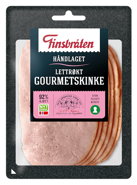 Lettrøkt gourmetskinke 90g