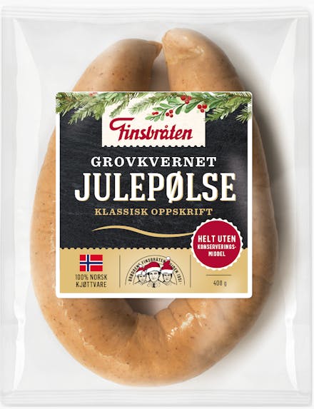 Julepølse grov 400 g