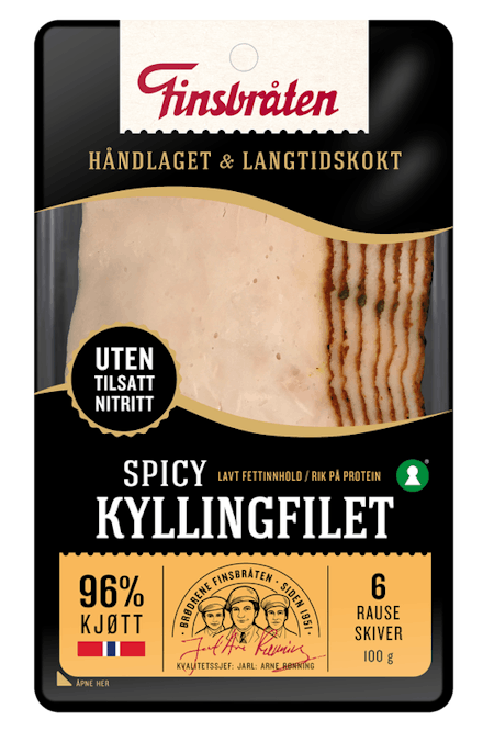 Spicy Kyllingfilet 100g