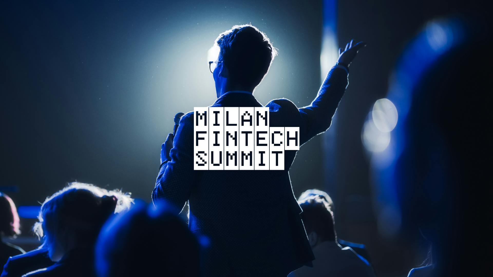 Crowd gathered at Milan Fintech Summit