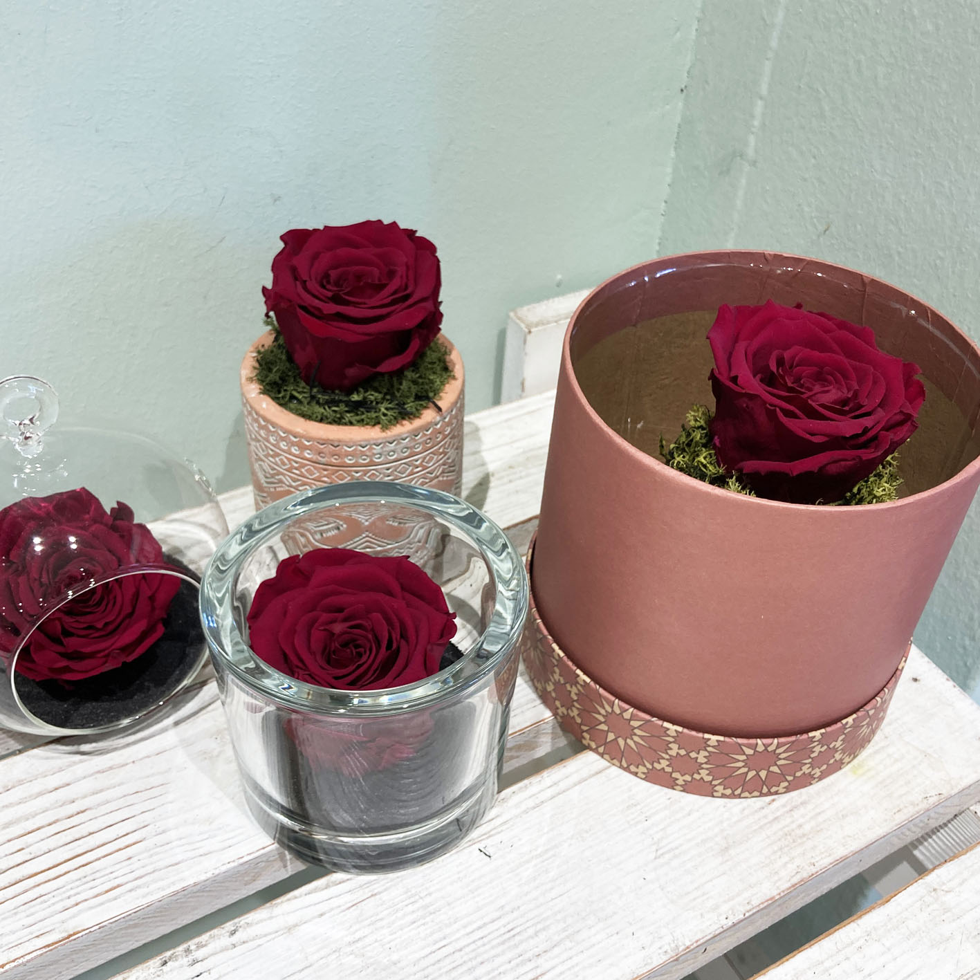 Rose Stabilizzate Rosso Intenso