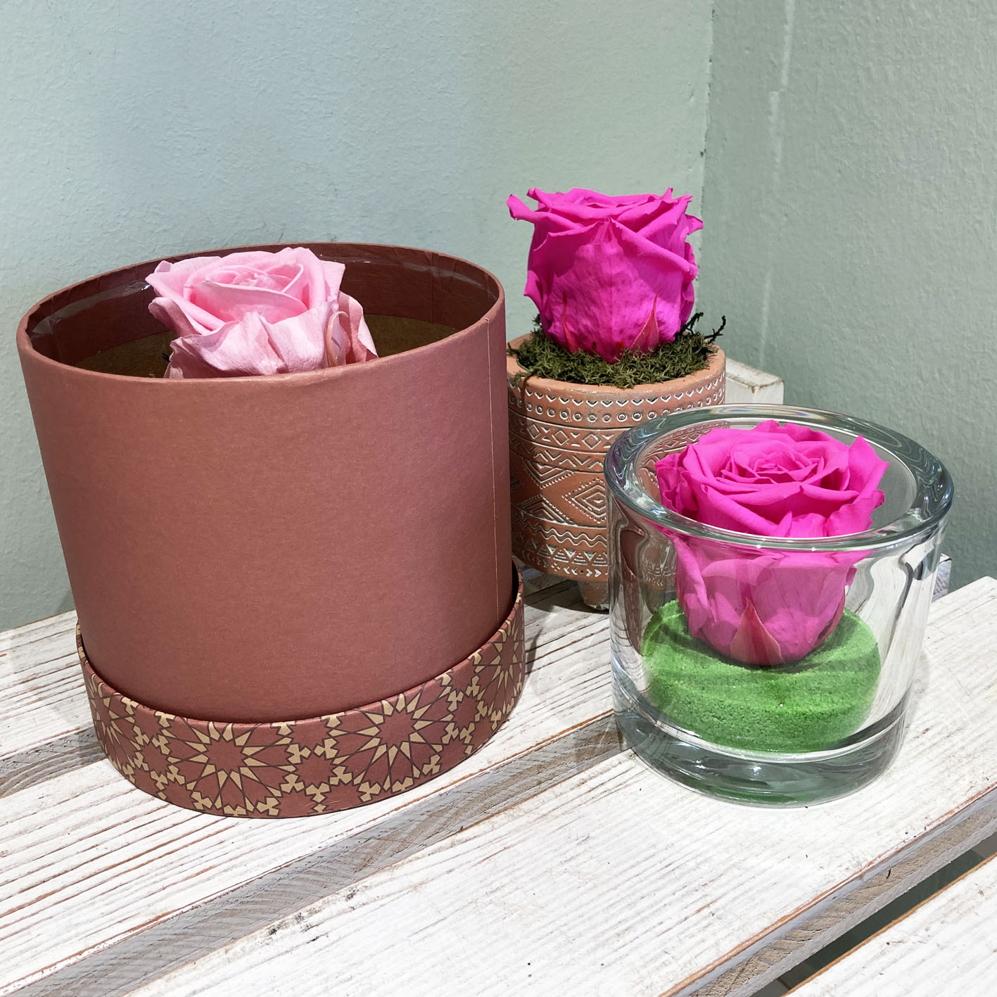 Rose Stabilizzate Fucsia