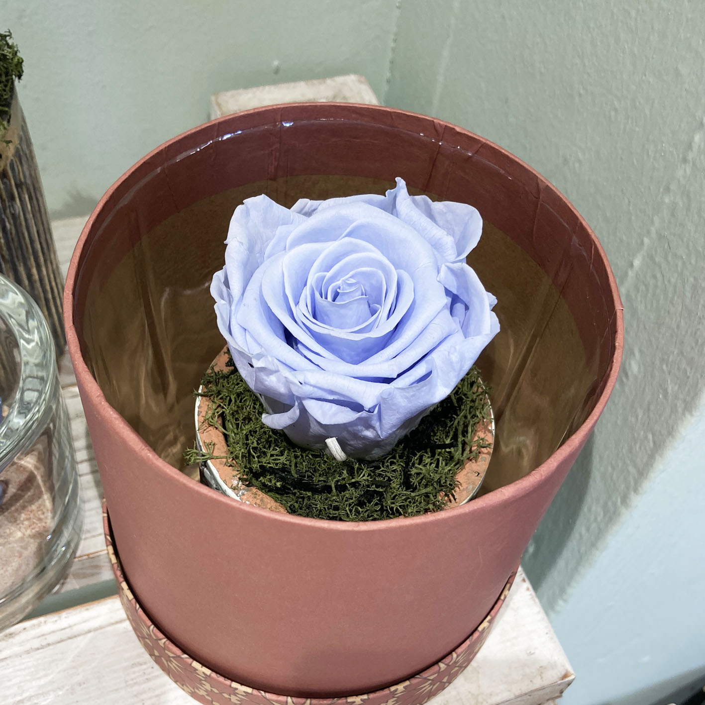 Rose Stabilizzate Celeste