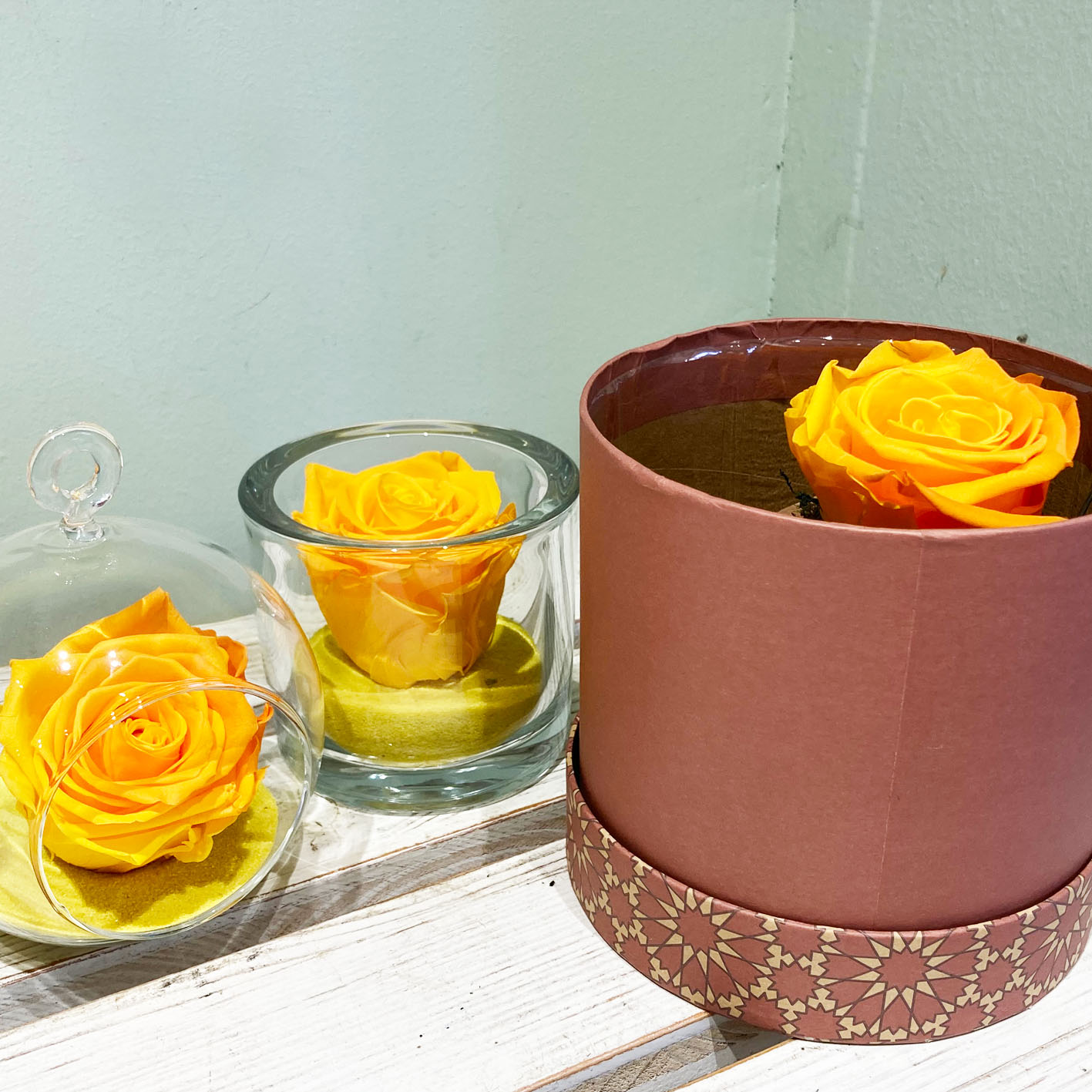 Rose Stabilizzate Arancione