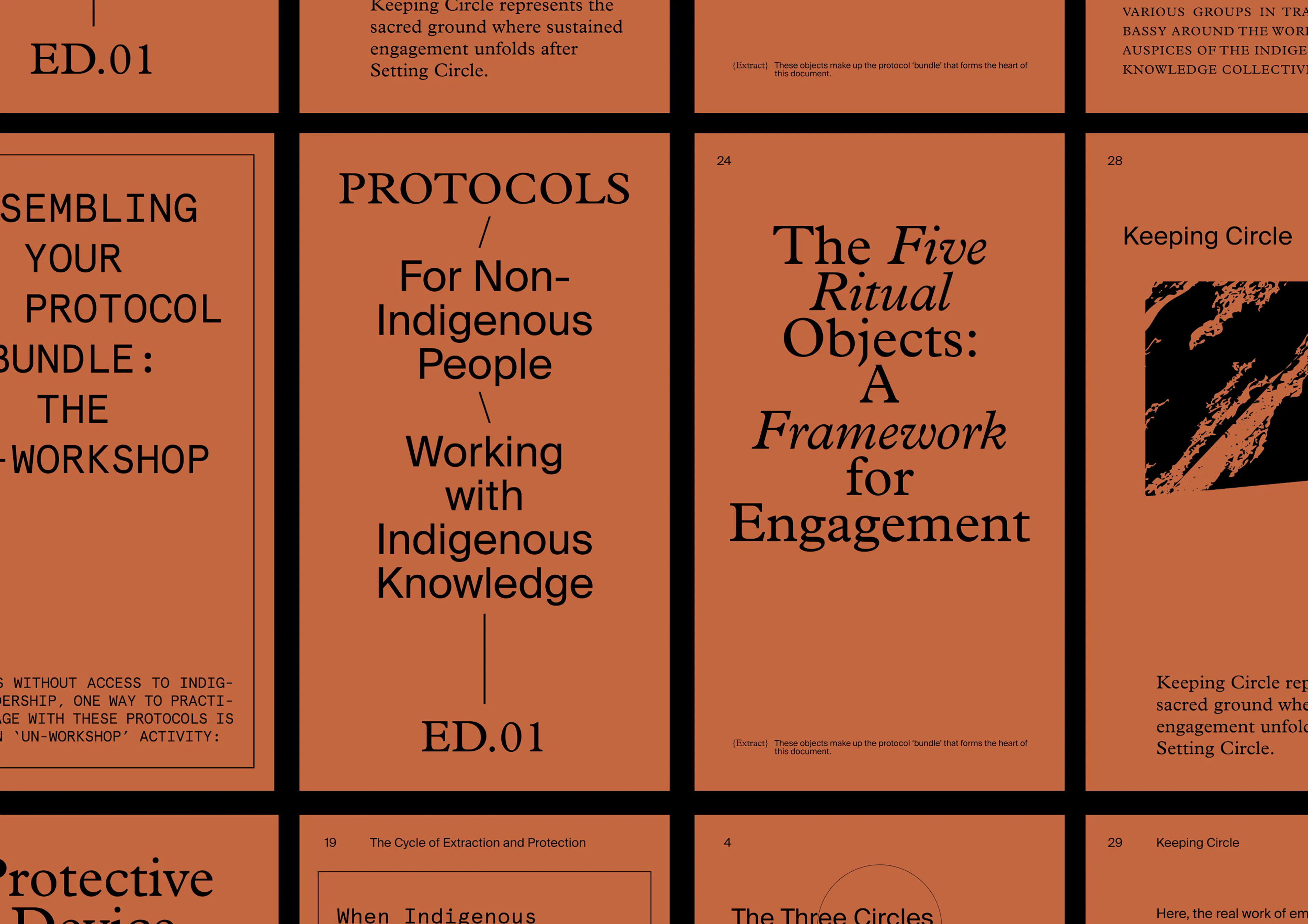 Page from the Protocols for Non-Indigenous People Working with Indigenous Knowledge guide