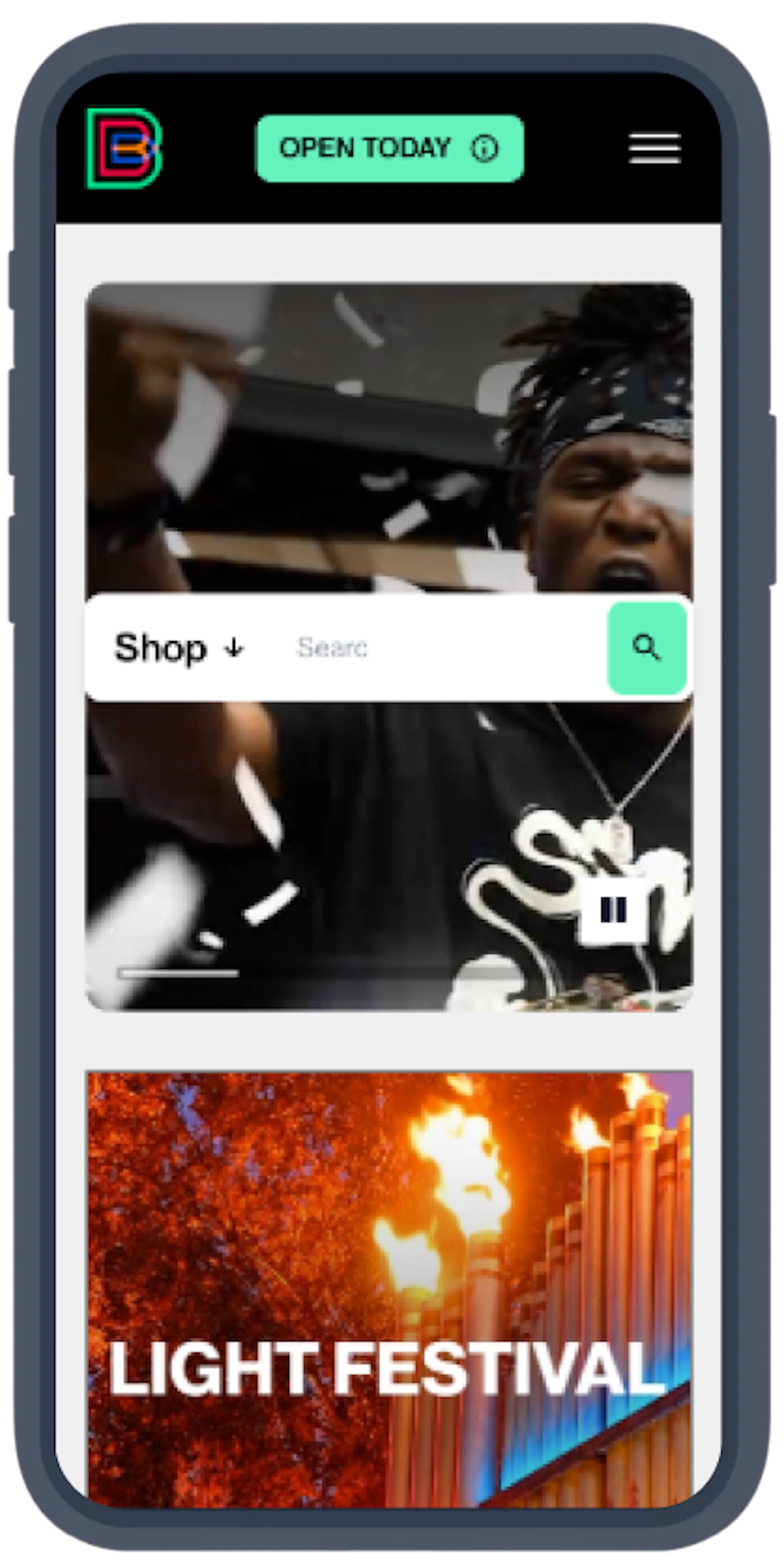What we built for Hammerson, on a phone