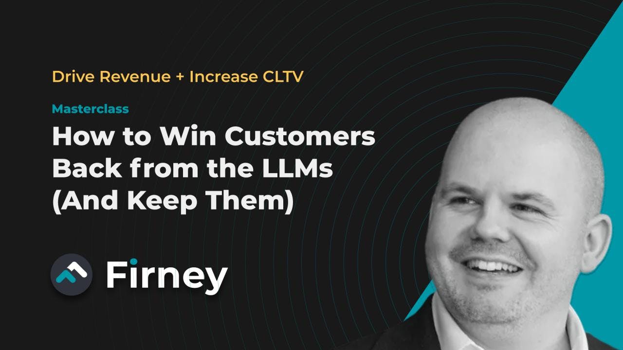 how to win customers back from the llms webinar announcement
