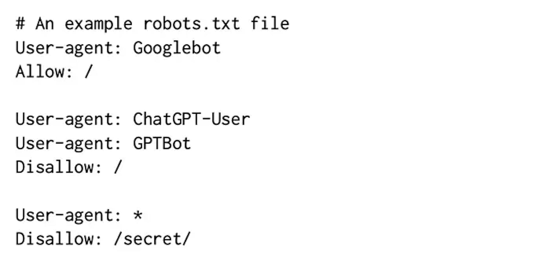 robots AI bot blocking