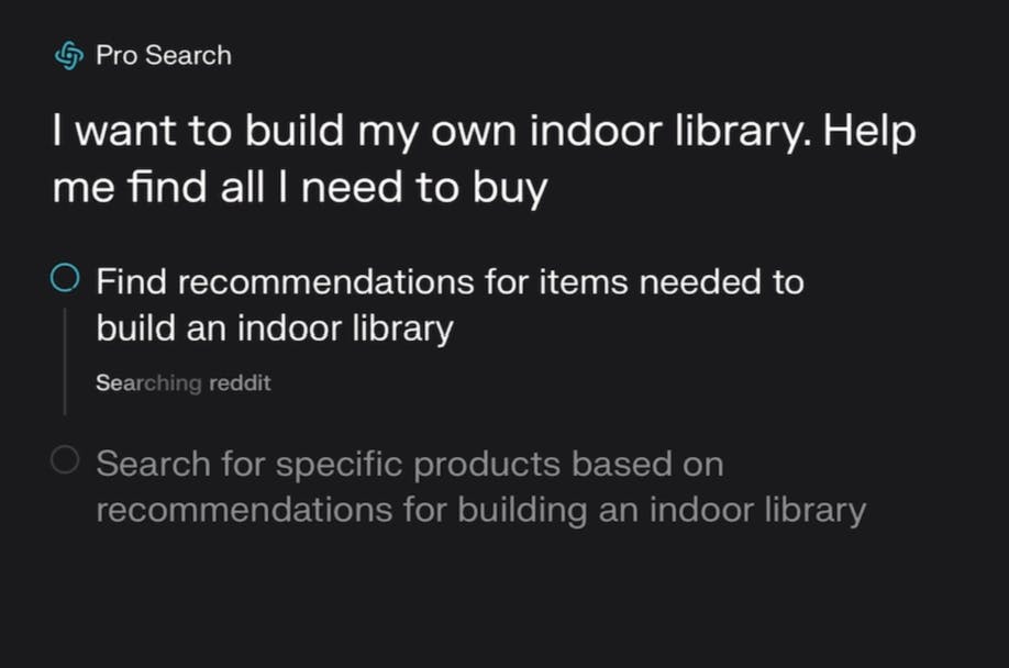 Perplexity Shopping Experience