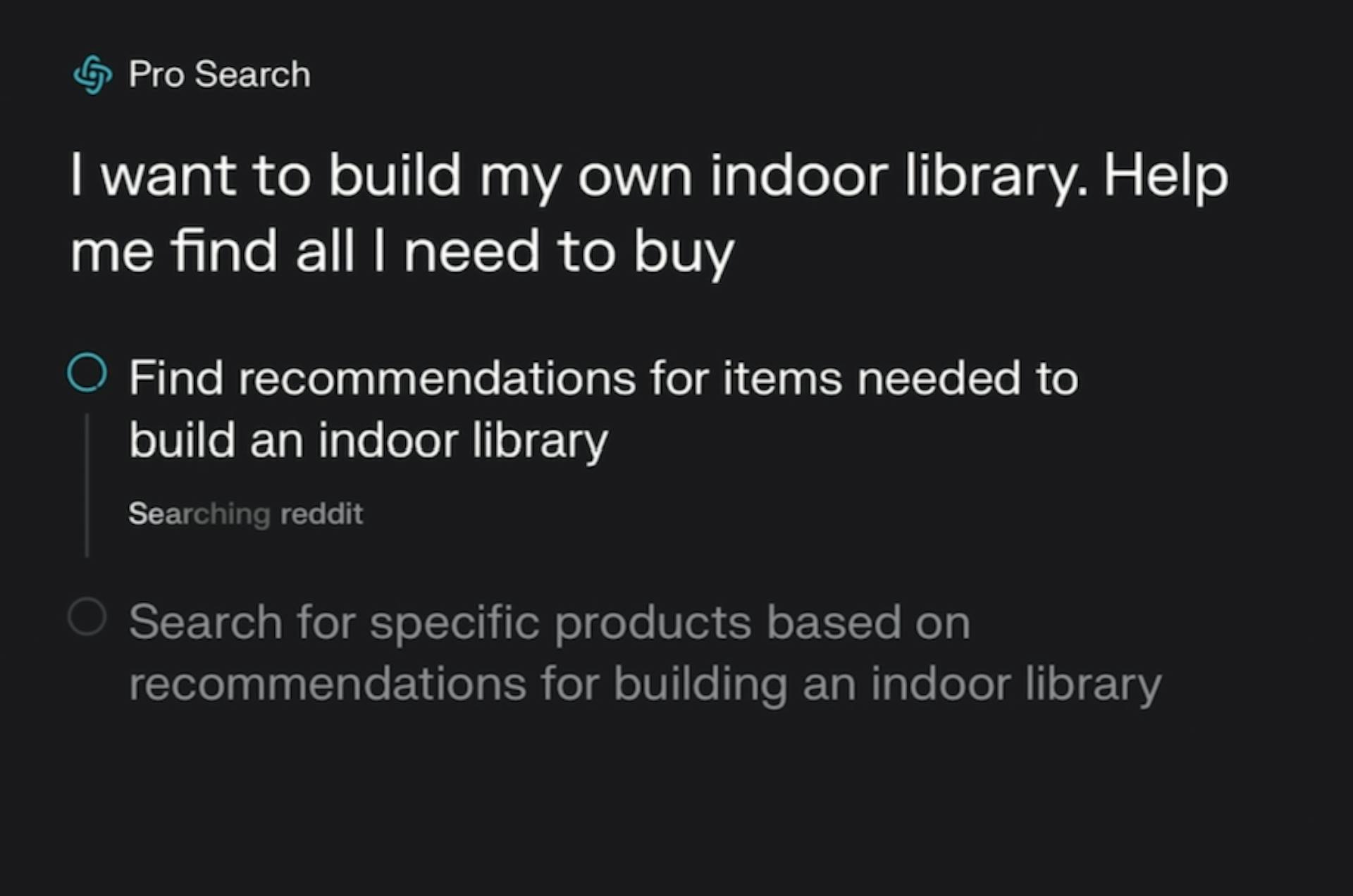 Perplexity Shopping Experience