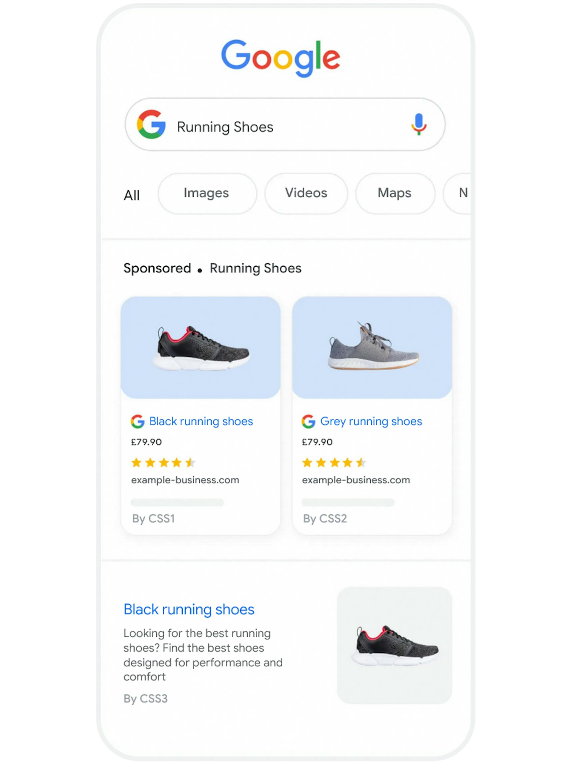 Google Shopping Graph results