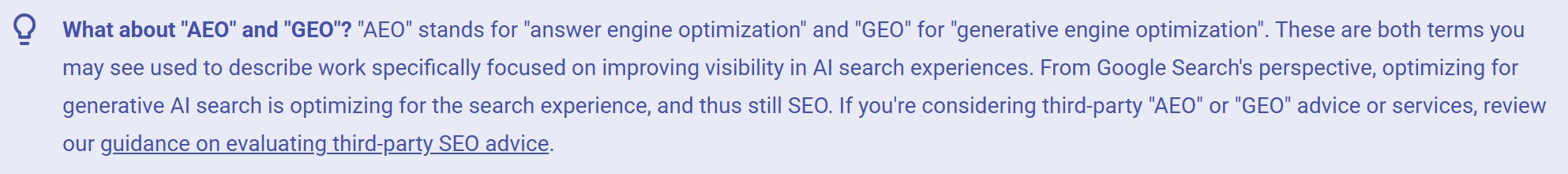 AEO vs SEO