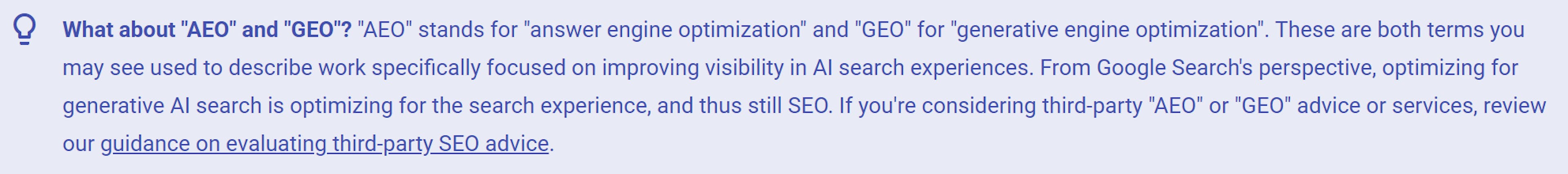 AEO vs SEO