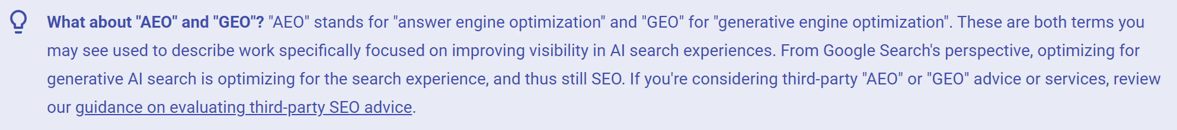 AEO vs SEO