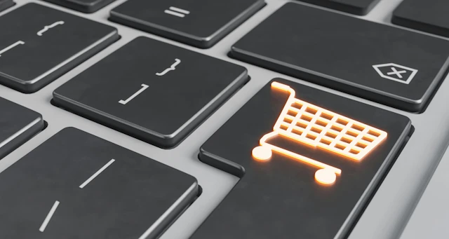 shopping cart symbol on keyword