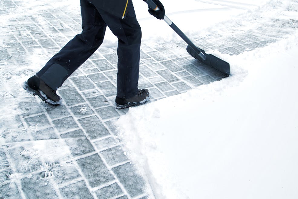 Hotel snow removal