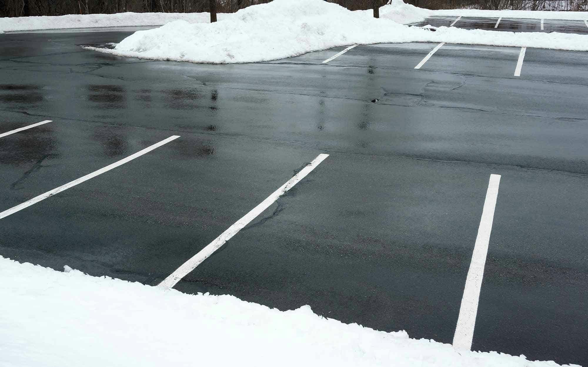 Movie theater snow removal