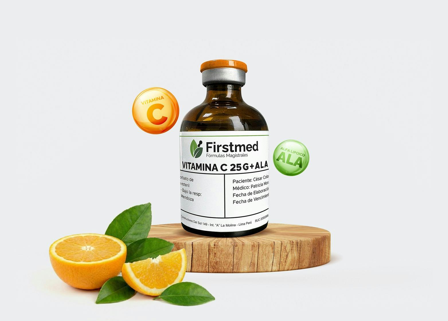 vitamina c de 25 + ALA