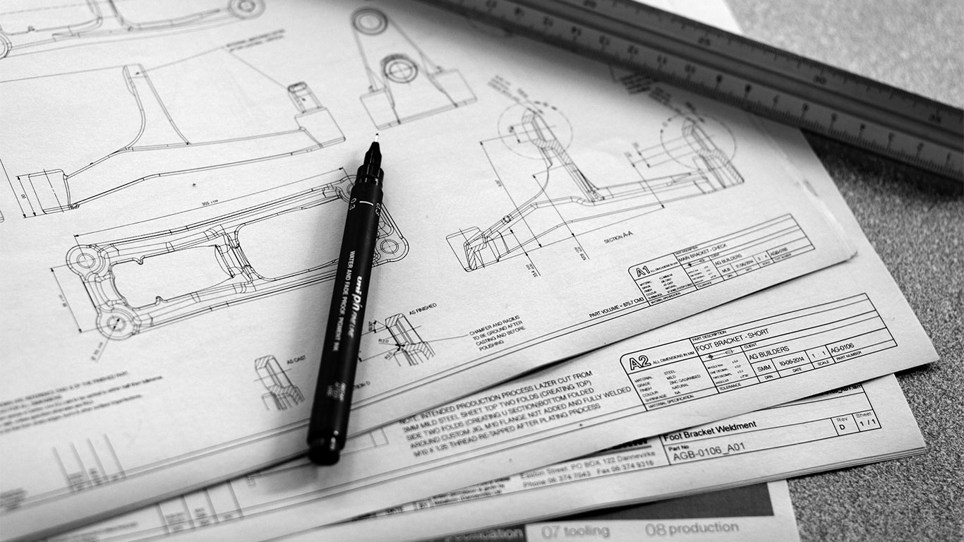 Quality control engineering drawing 