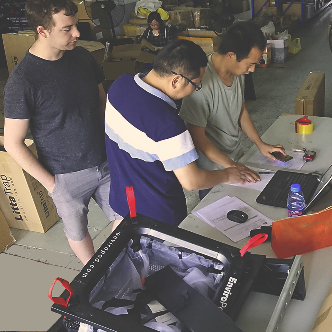 Chinese manufacture and New Zealand designer meeting