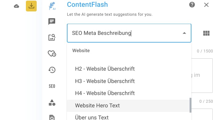 Screenshot Neuroflash