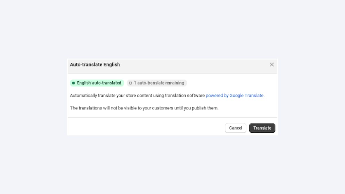 Auto translate